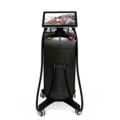 جهاز التجميل لإزالة الشعر بالليزر دايود العمودي الطول الموجي الثلاثي 755808 1064 نانومتر