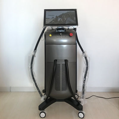 1200W 755nm 808nm 1064nm مشغل ليزر إزالة الشعر المختلط الطول الموجي مع الزفير المبرد