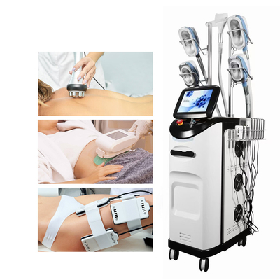 360 آلة تحلل الدهون بالتبريد مع مقبض RF لتقليل دهون الوجه والجسم