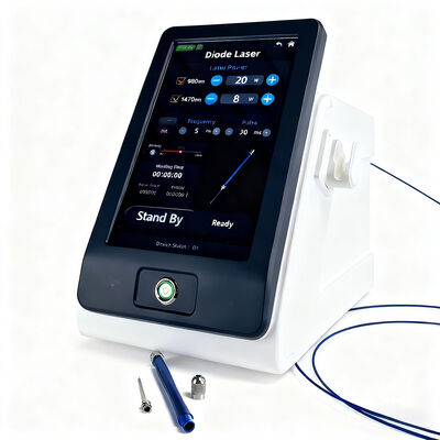 منصة الليزر بالديود 980nm + 1470nm لتخفيف الألم وتجديد الجلد